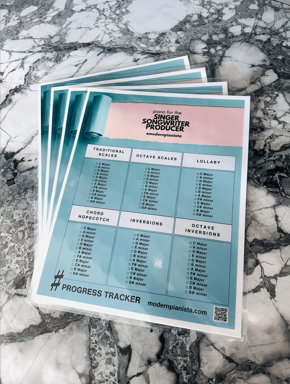 Modern Pianista Progress Tracker