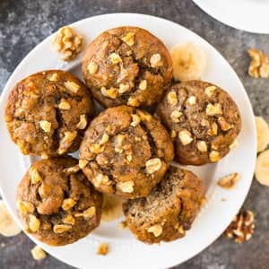 Healthy Banana Muffins