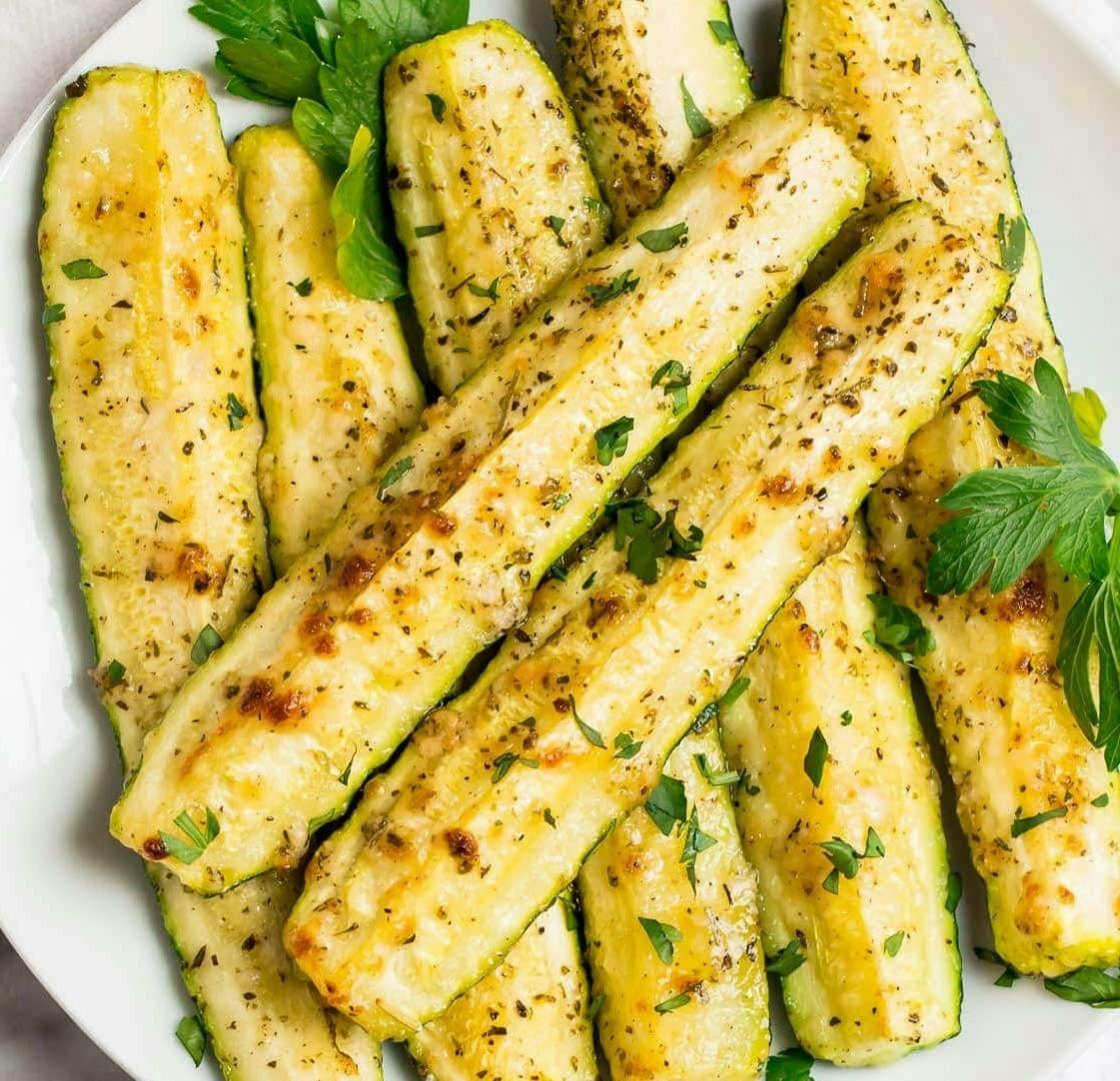 Parmesan Roasted Zucchini