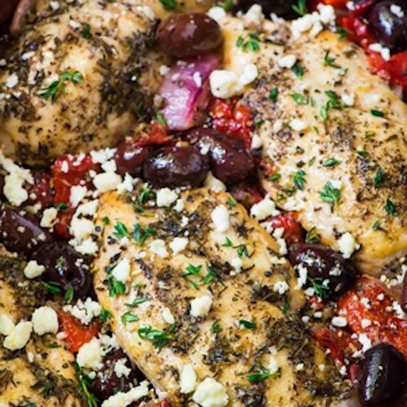 Slow Cooker Greek Chicken