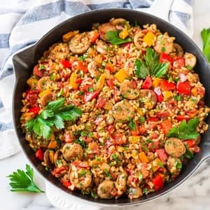 Sausage and Rice Casserole