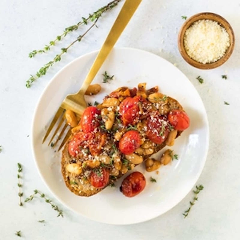 Tuscan White Beans Toasts