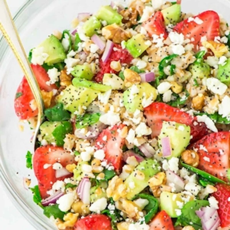 Strawberry Farro Salad