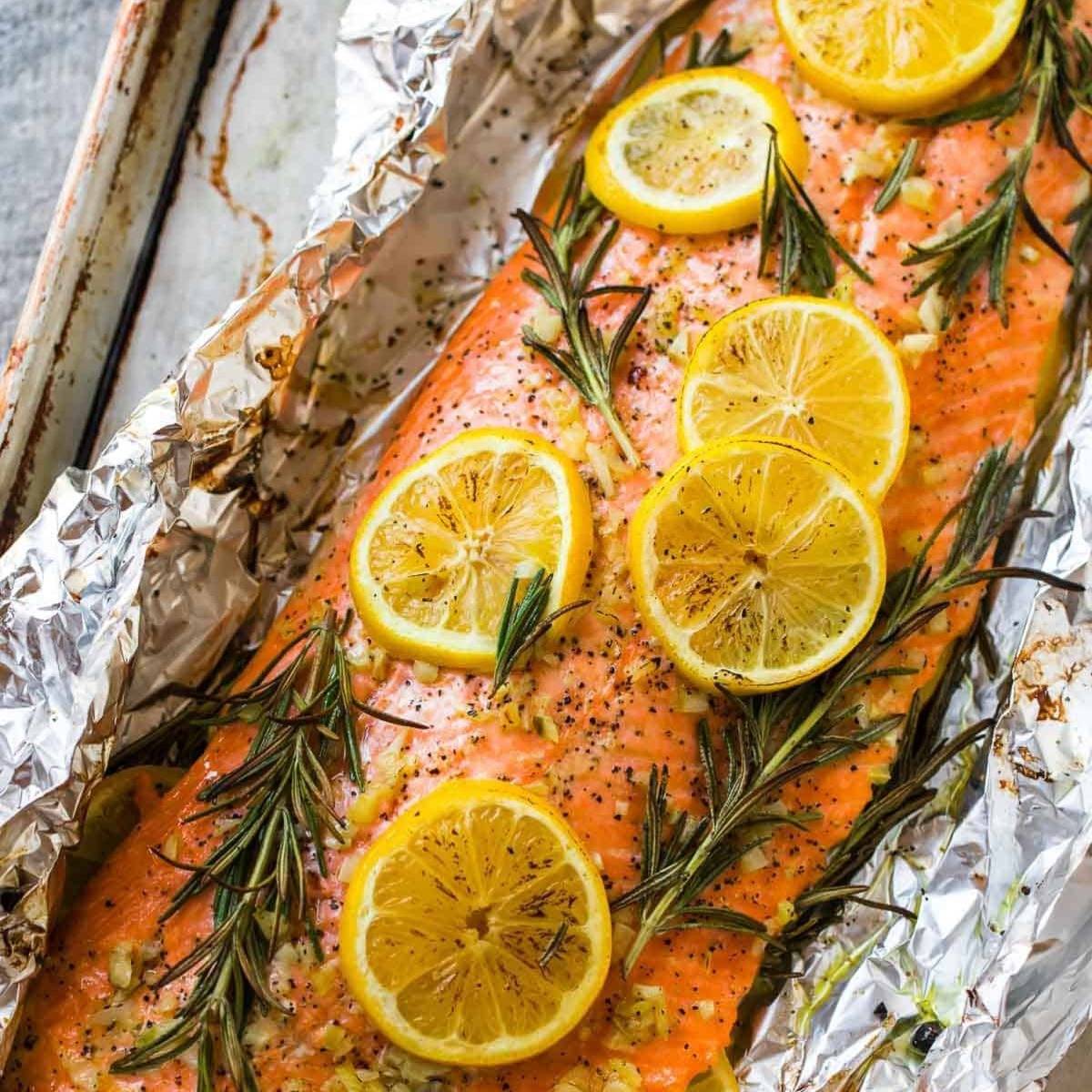 Baked Salmon in Foil