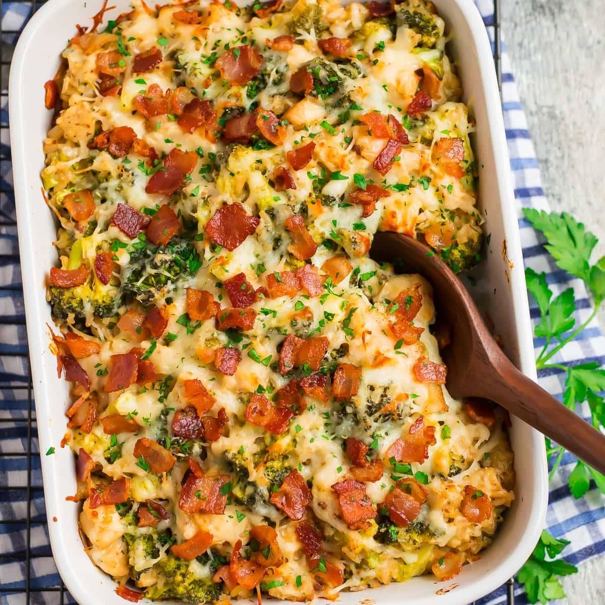 Chicken Bacon Ranch Casserole