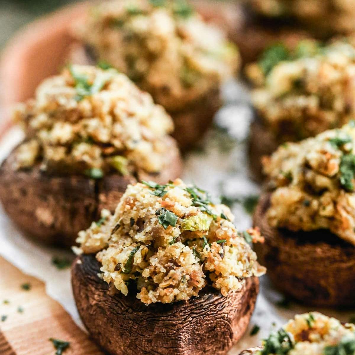 Sausage Stuffed Mushrooms