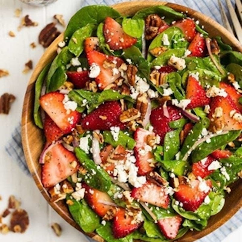 Spinach Strawberry Salad