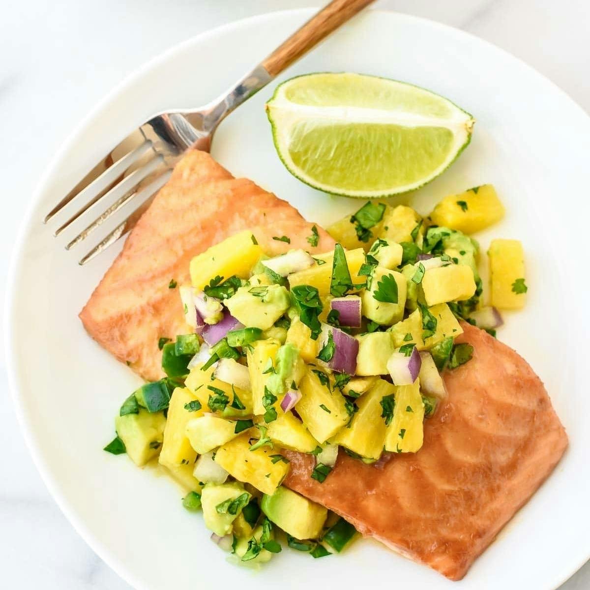 Pineapple Glazed Salmon