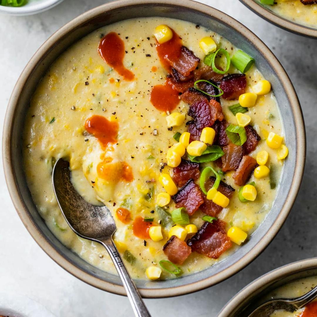 Corn Chowder with Bacon