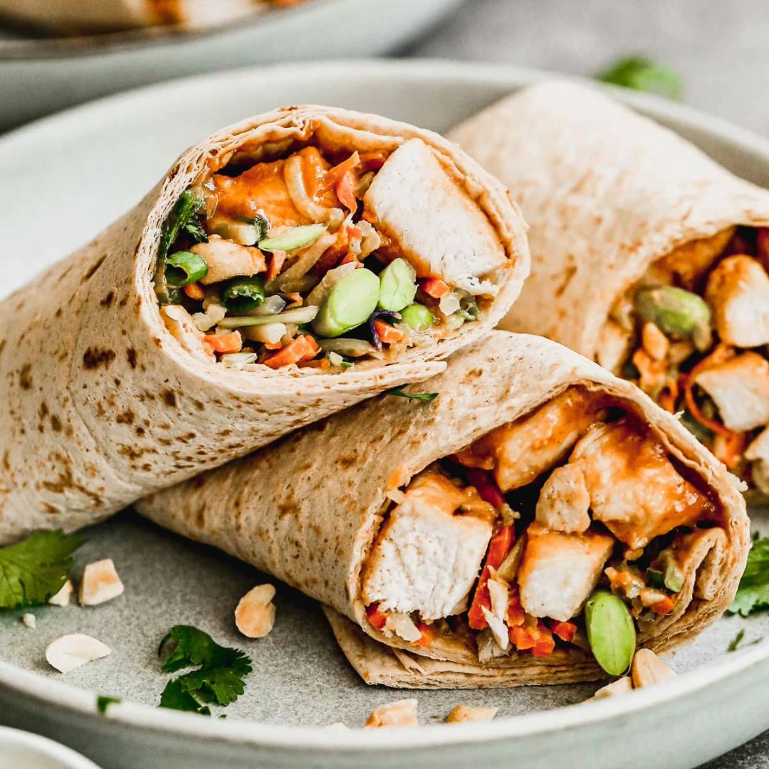 Asian Chicken Wraps