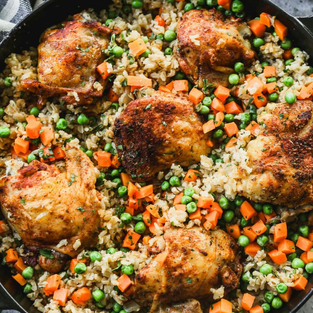 Baked Chicken and Rice