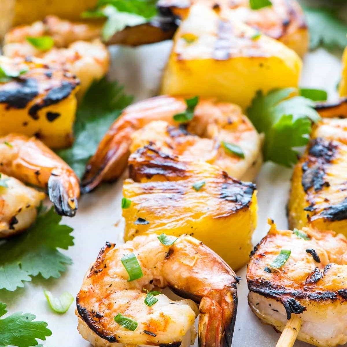 Shrimp Kabobs with Pineapple