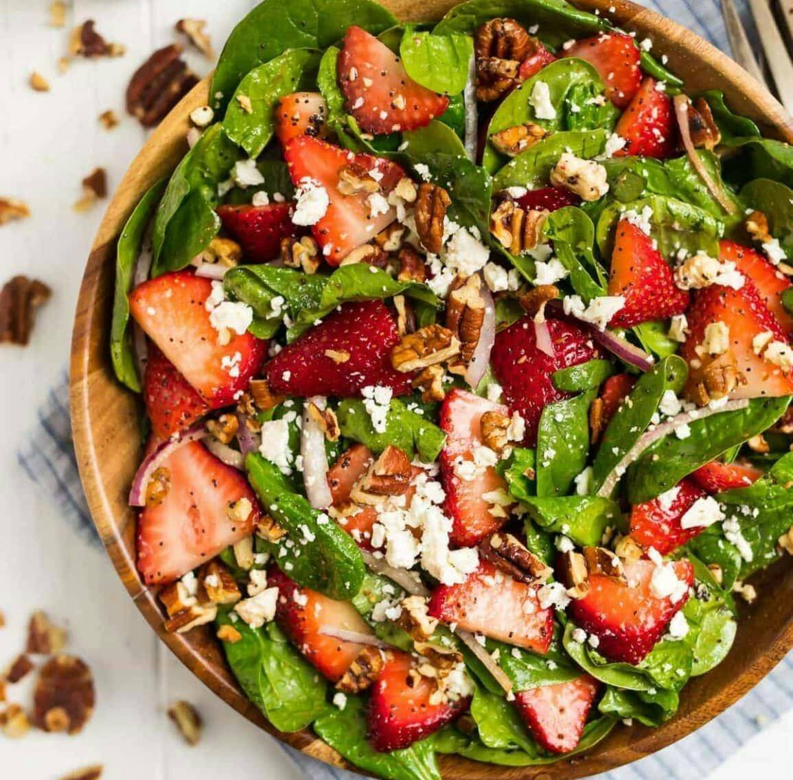 Spinach Strawberry Salad