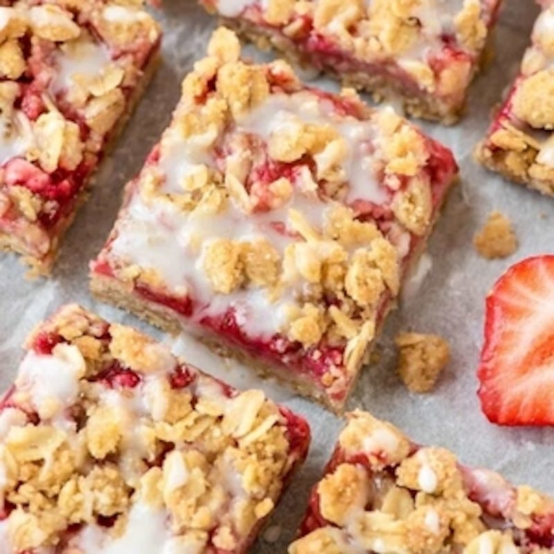 Strawberry Oatmeal Bars