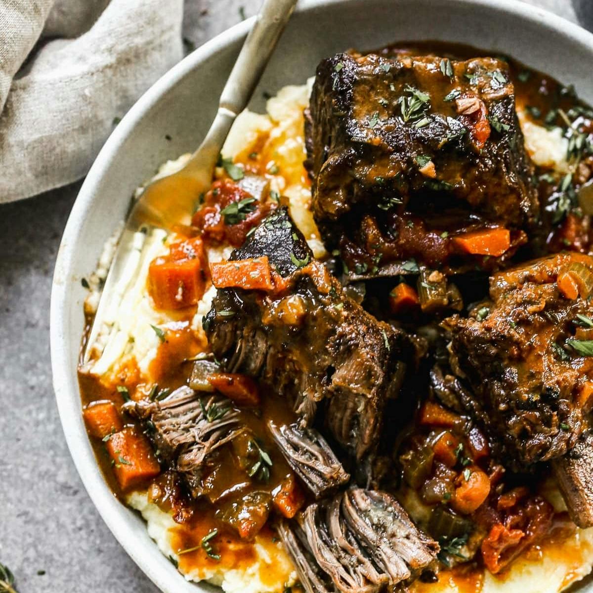 Red Wine Braised Short Ribs