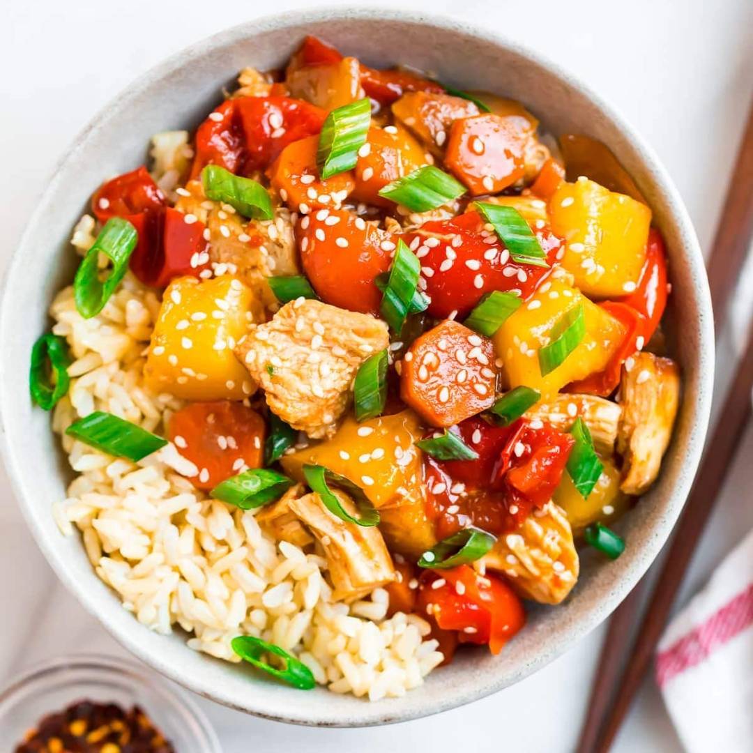 Crockpot Sweet and Sour Chicken