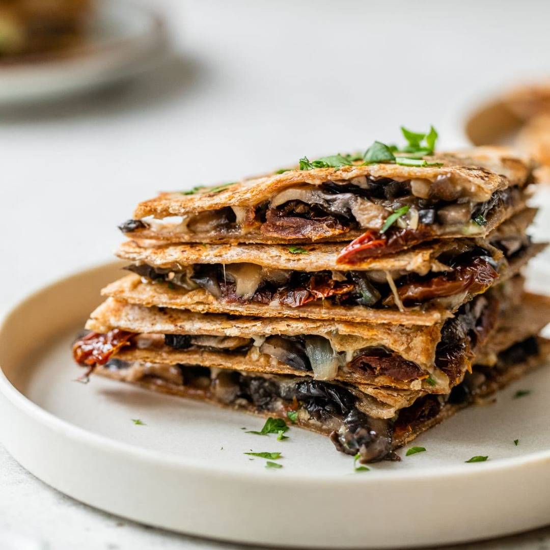 Mushroom Quesadilla