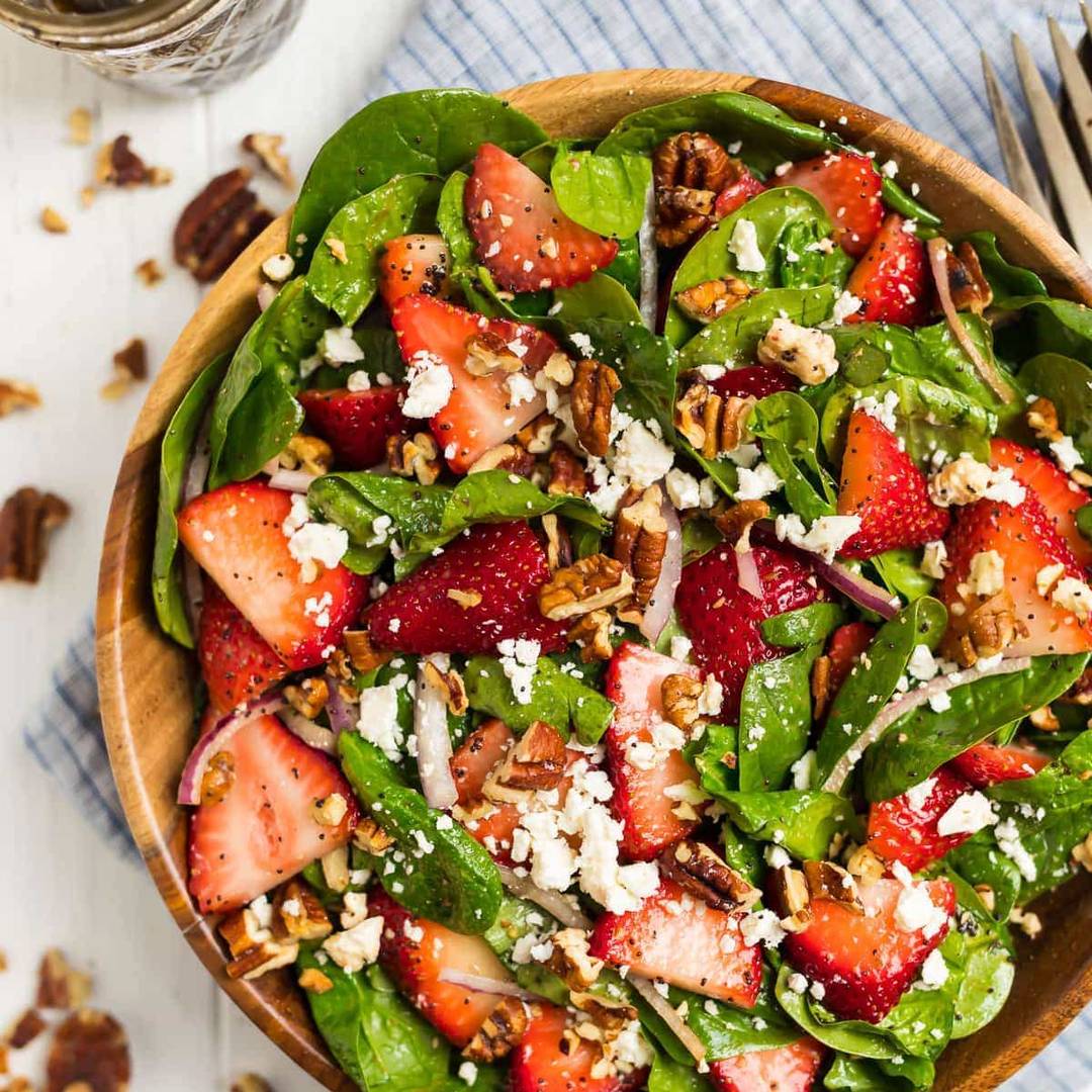 Spinach Strawberry Salad