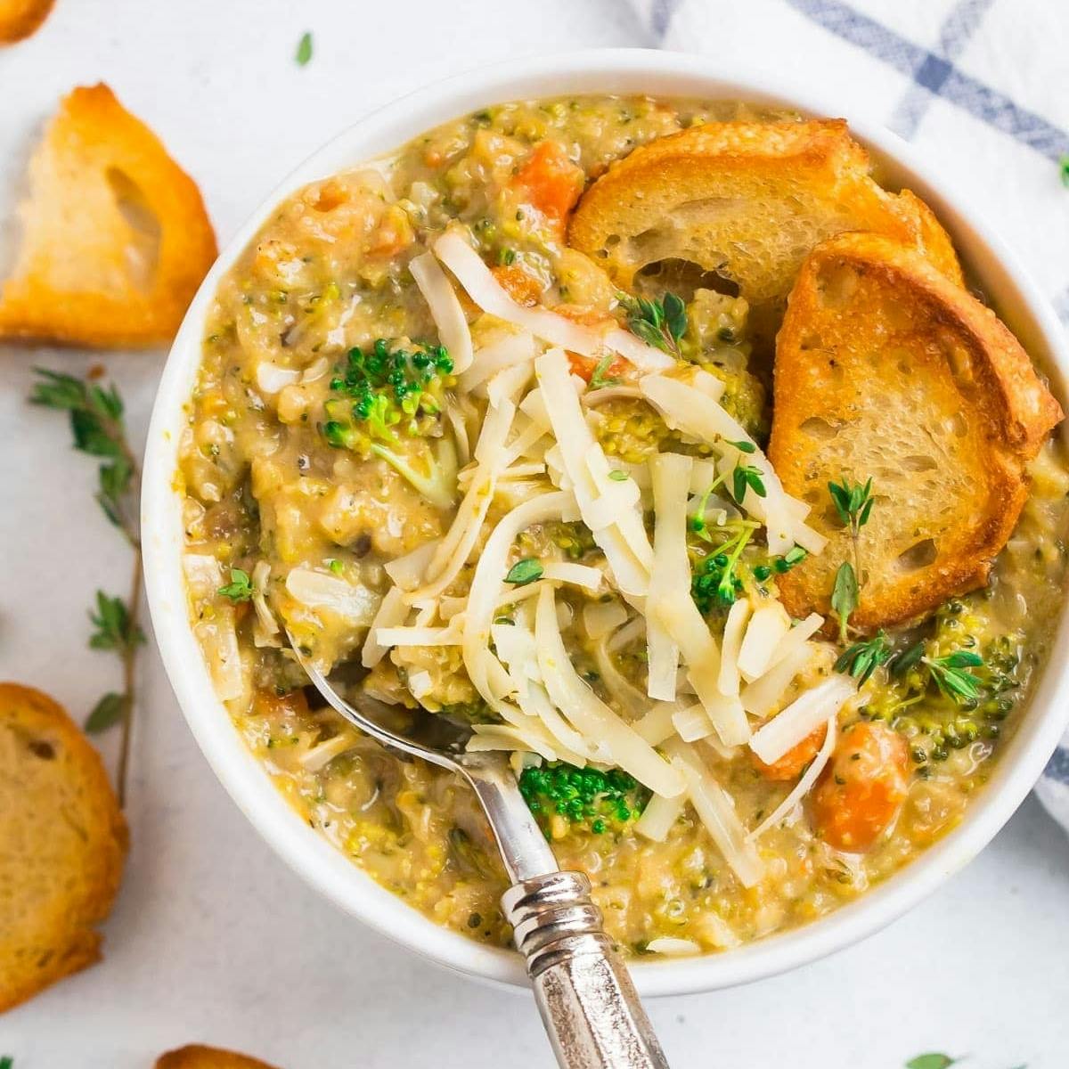 Broccoli Cauliflower Soup