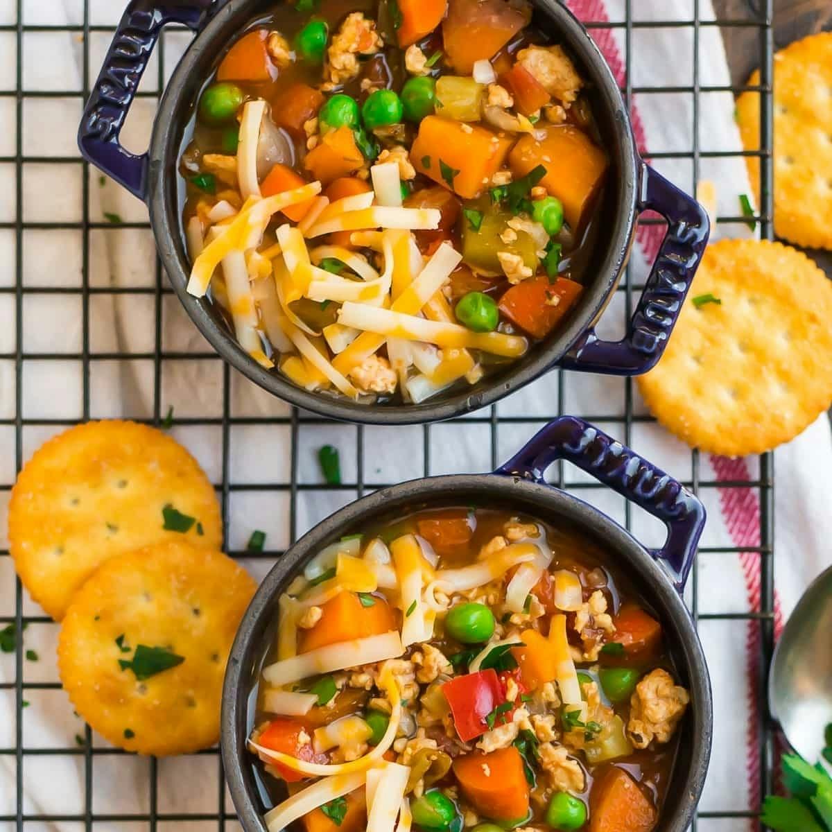 Crock Pot Hamburger Soup