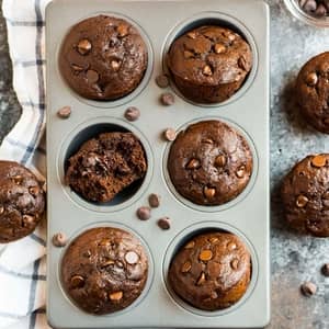 Healthy Chocolate Muffins