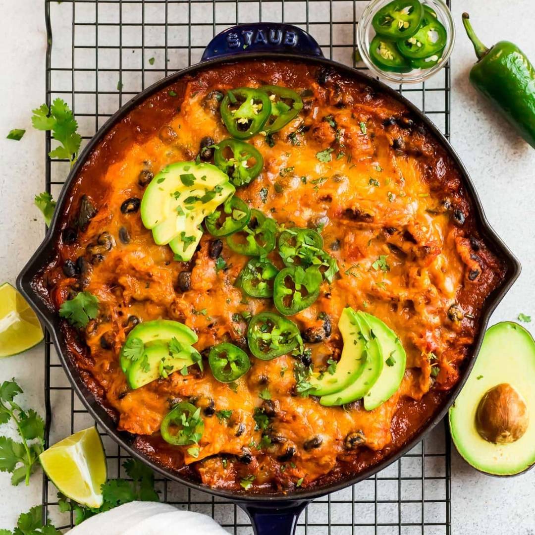 Chicken Enchilada Skillet