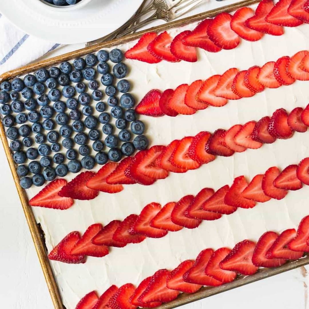 Flag Cake