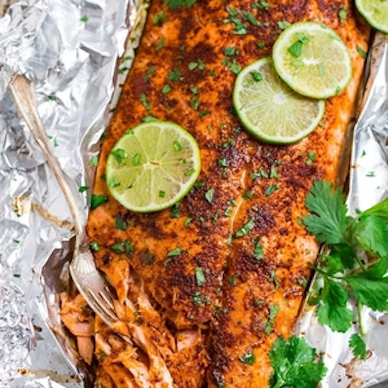 Spicy Baked Salmon