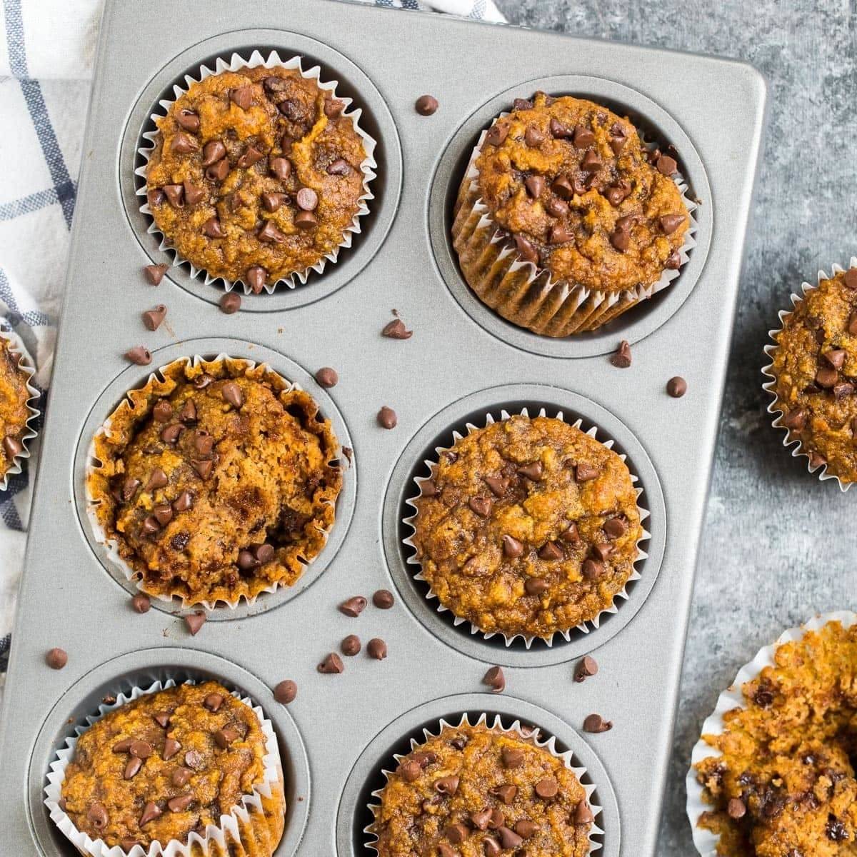 Almond Flour Pumpkin Muffins