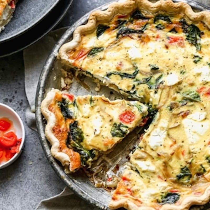 Goat Cheese Quiche