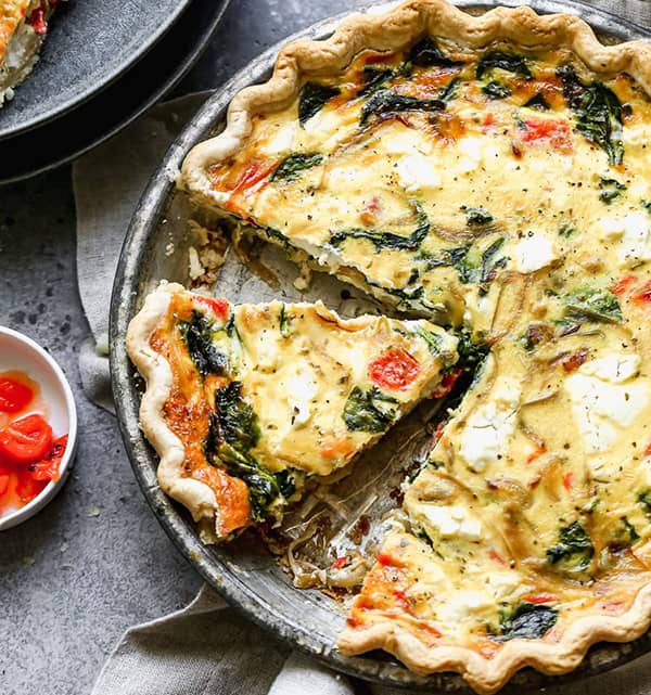 Goat Cheese Quiche