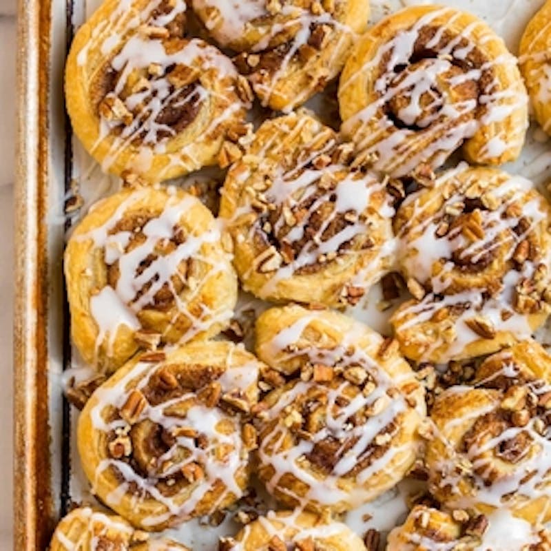 Puff Pastry Cinnamon Rolls