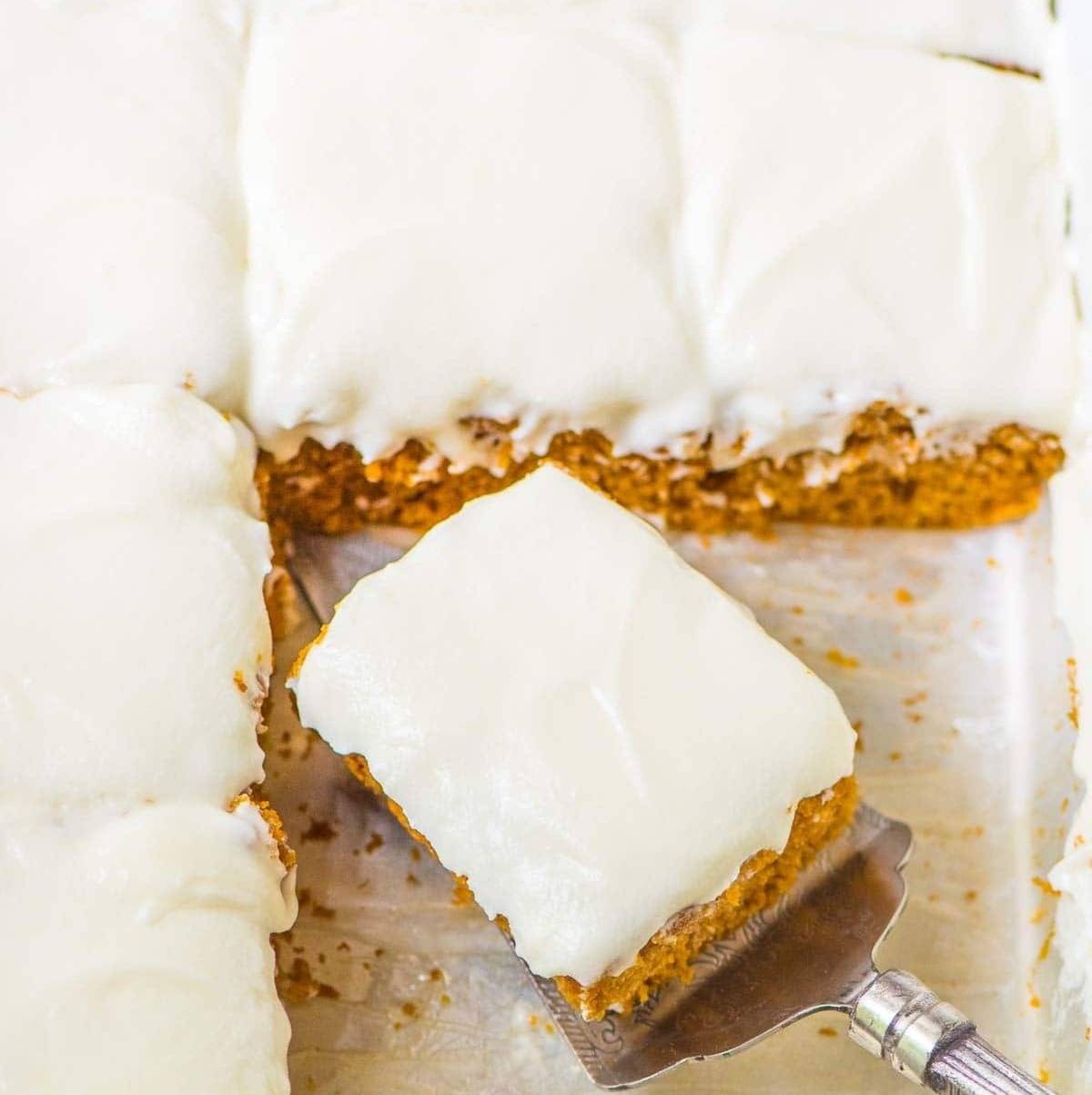 Pumpkin Sheet Cake
