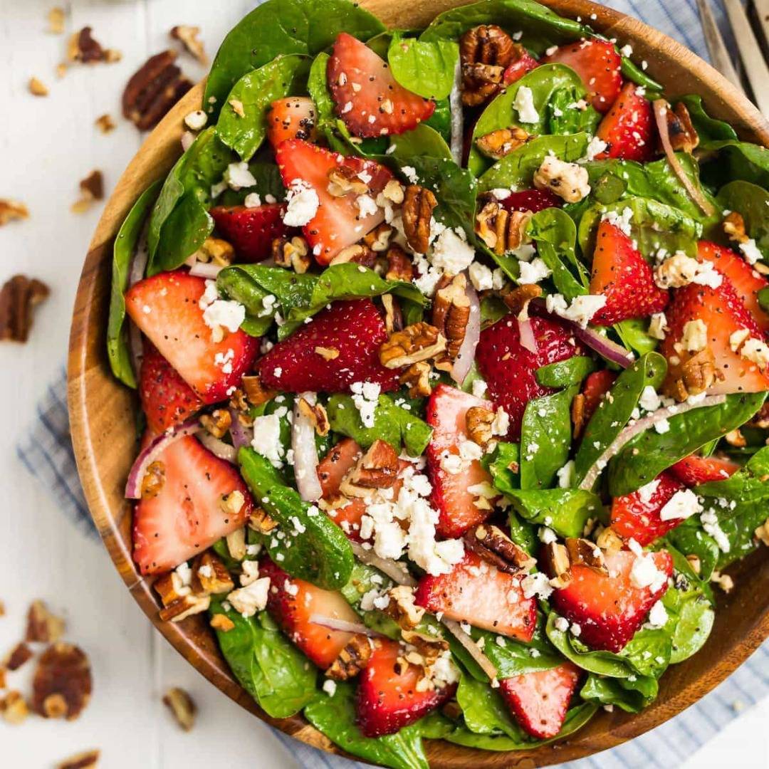 Spinach Strawberry Salad