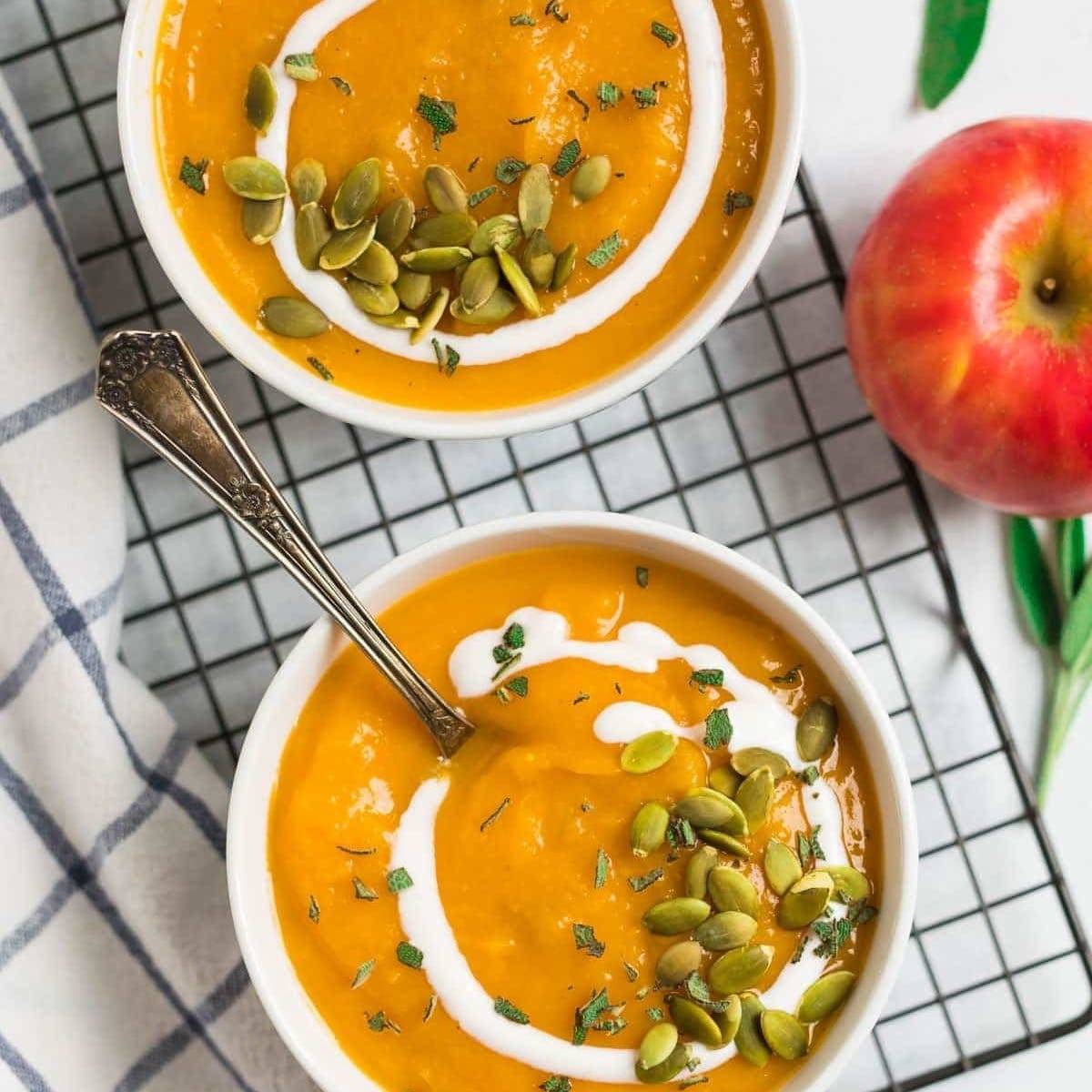 Crockpot Butternut Squash Soup