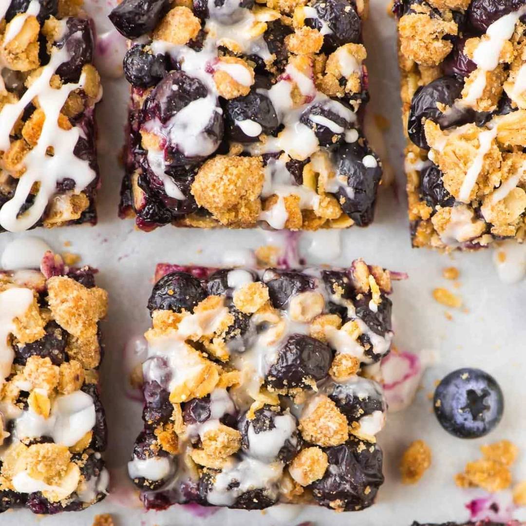 Blueberry Oatmeal Bars