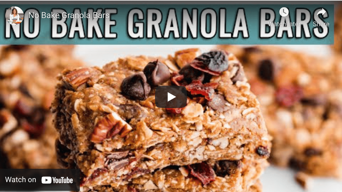 No Bake Granola Bars