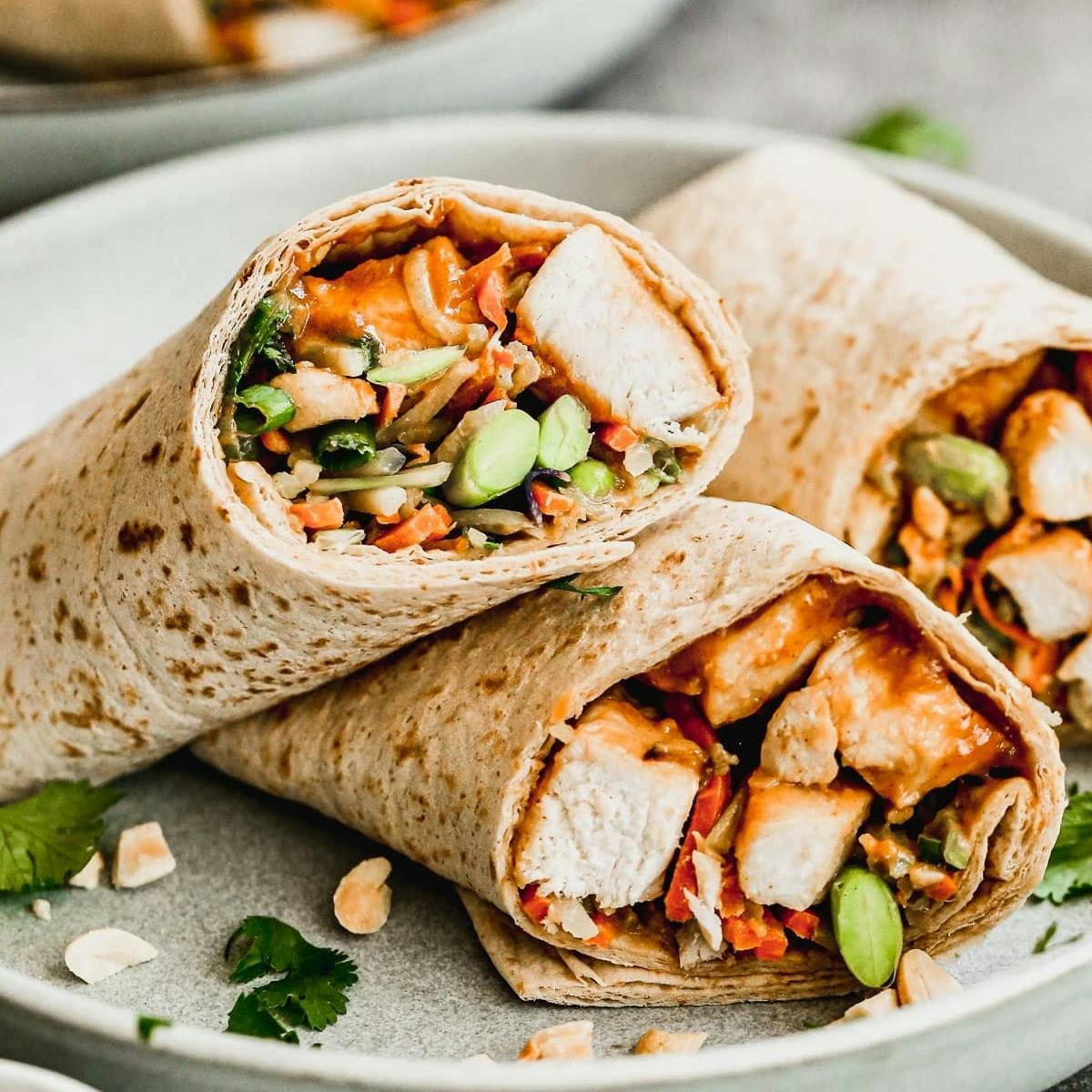 Asian Chicken Wraps