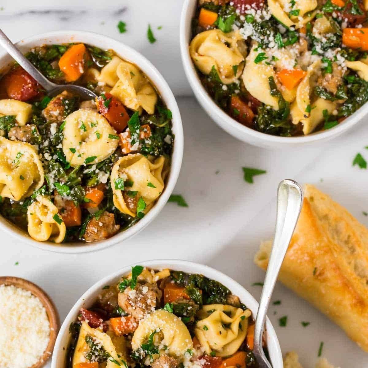 Crockpot Tortellini Soup