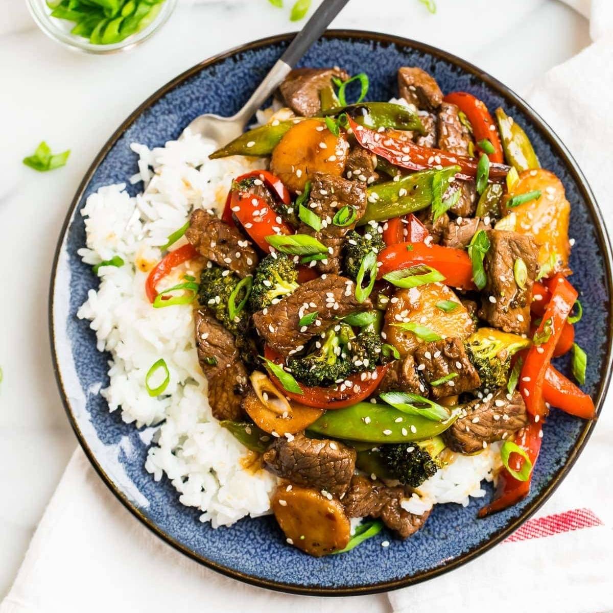 Teriyaki Beef Stir Fry