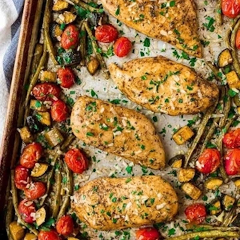 Sheet Pan Italian Chicken