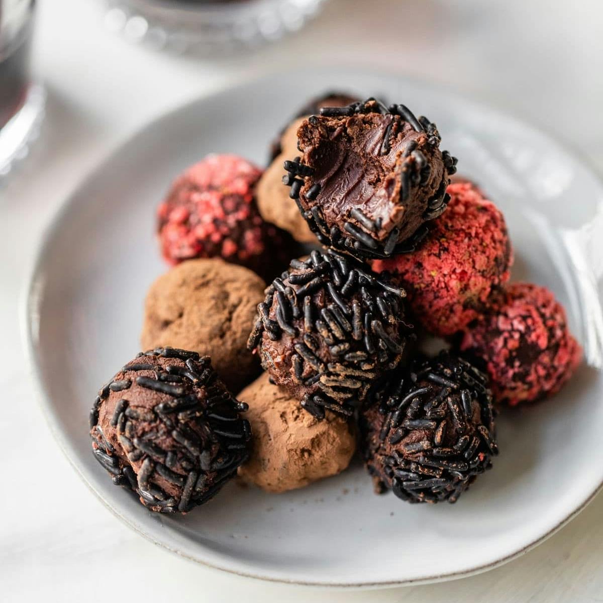 Red Wine Truffles