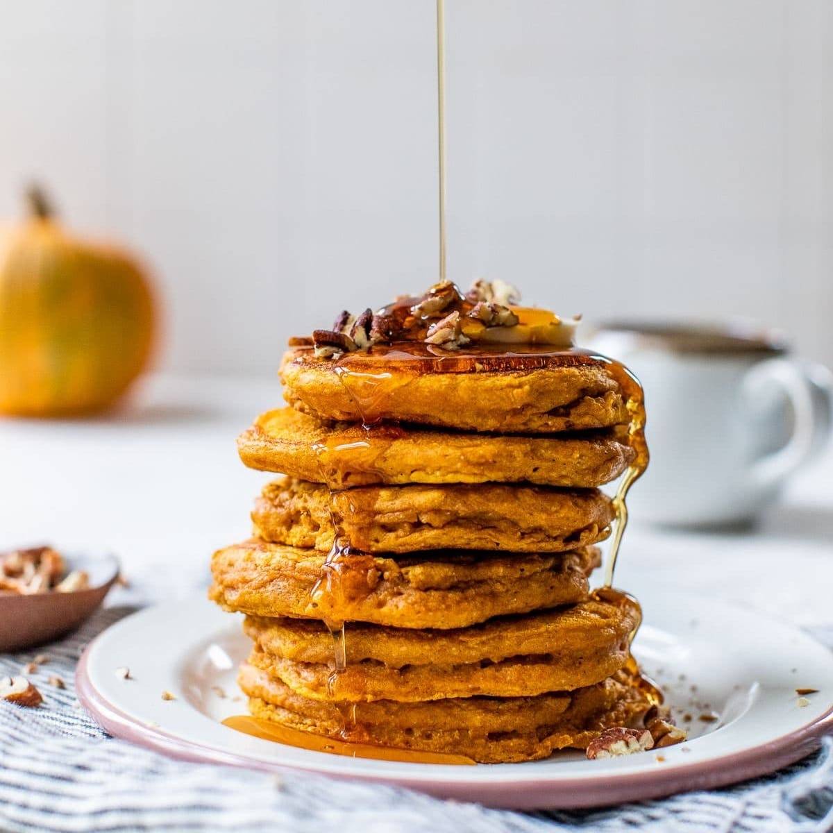 Healthy Pumpkin Pancakes