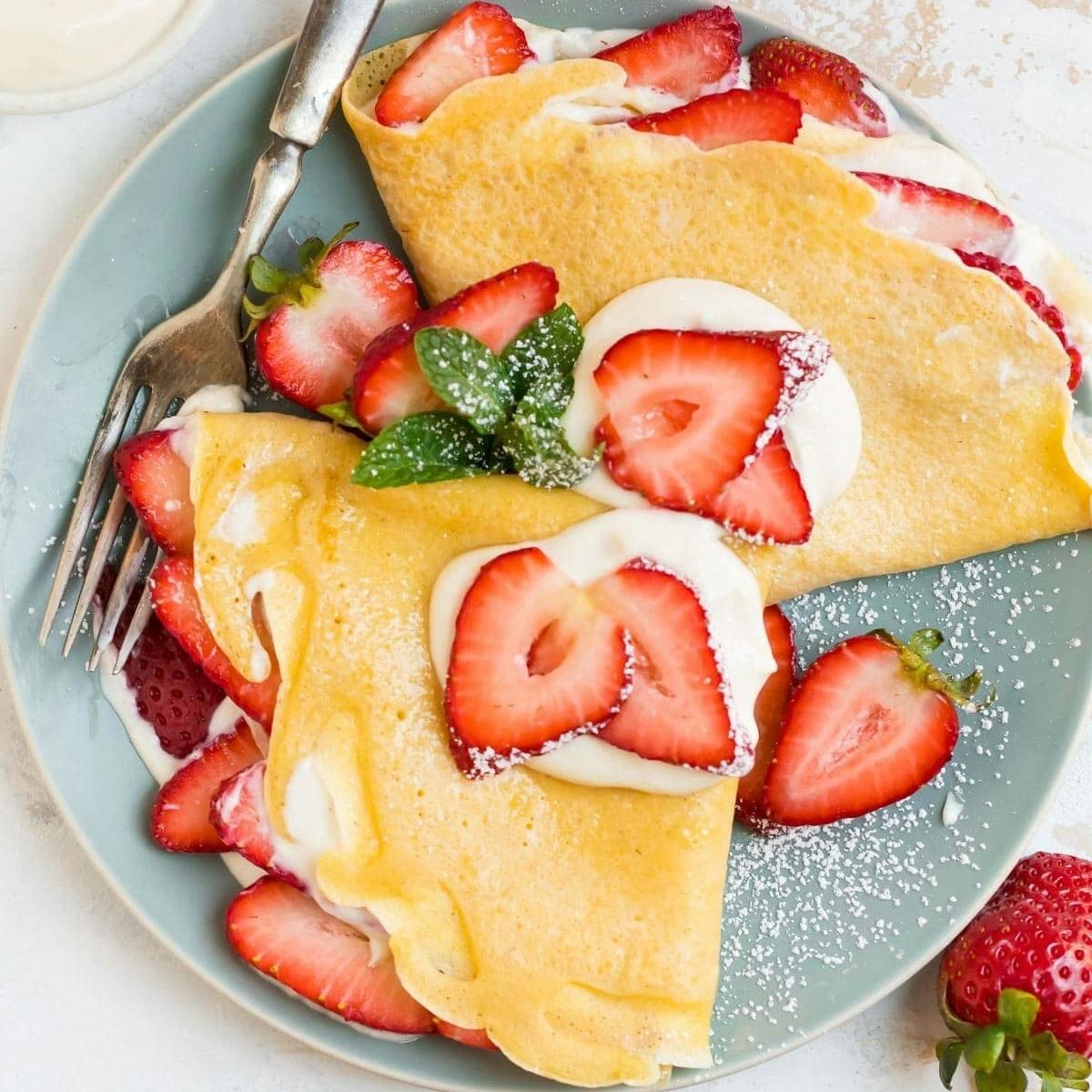 Strawberry Crepes