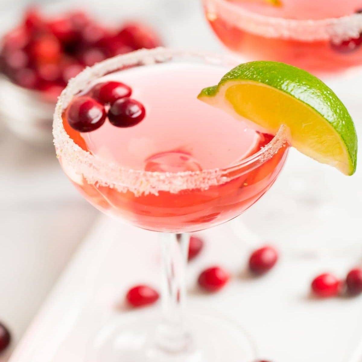 Cranberry St. Germain Cocktail