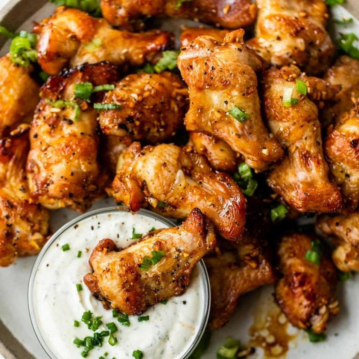 Honey Garlic Chicken Wings