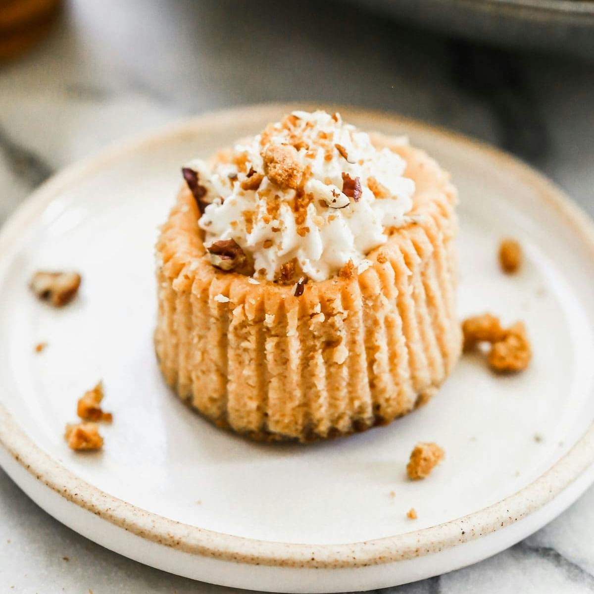 Mini Pumpkin Cheesecakes