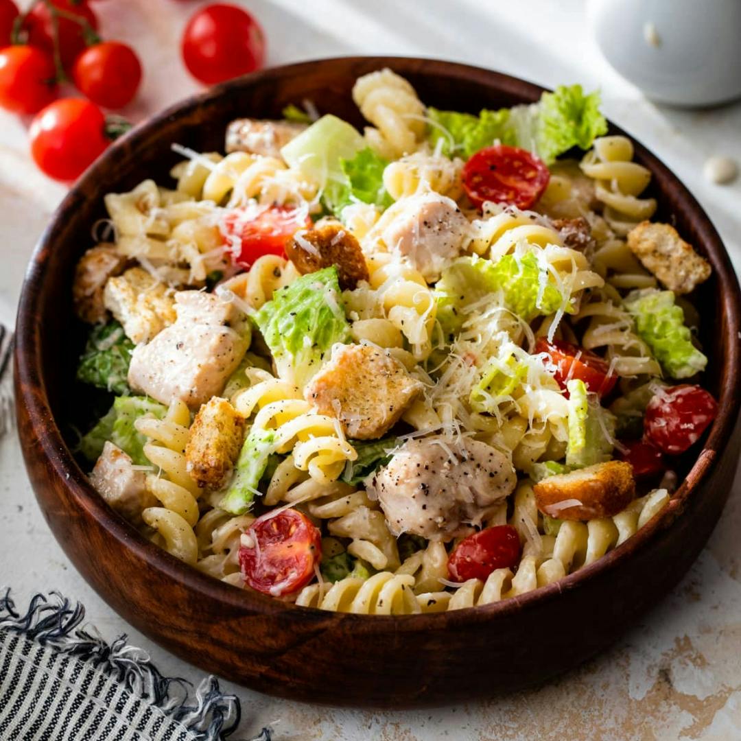 Chicken Caesar Pasta Salad