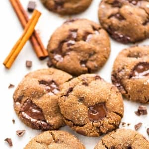 Chocolate Ginger Molasses Cookies