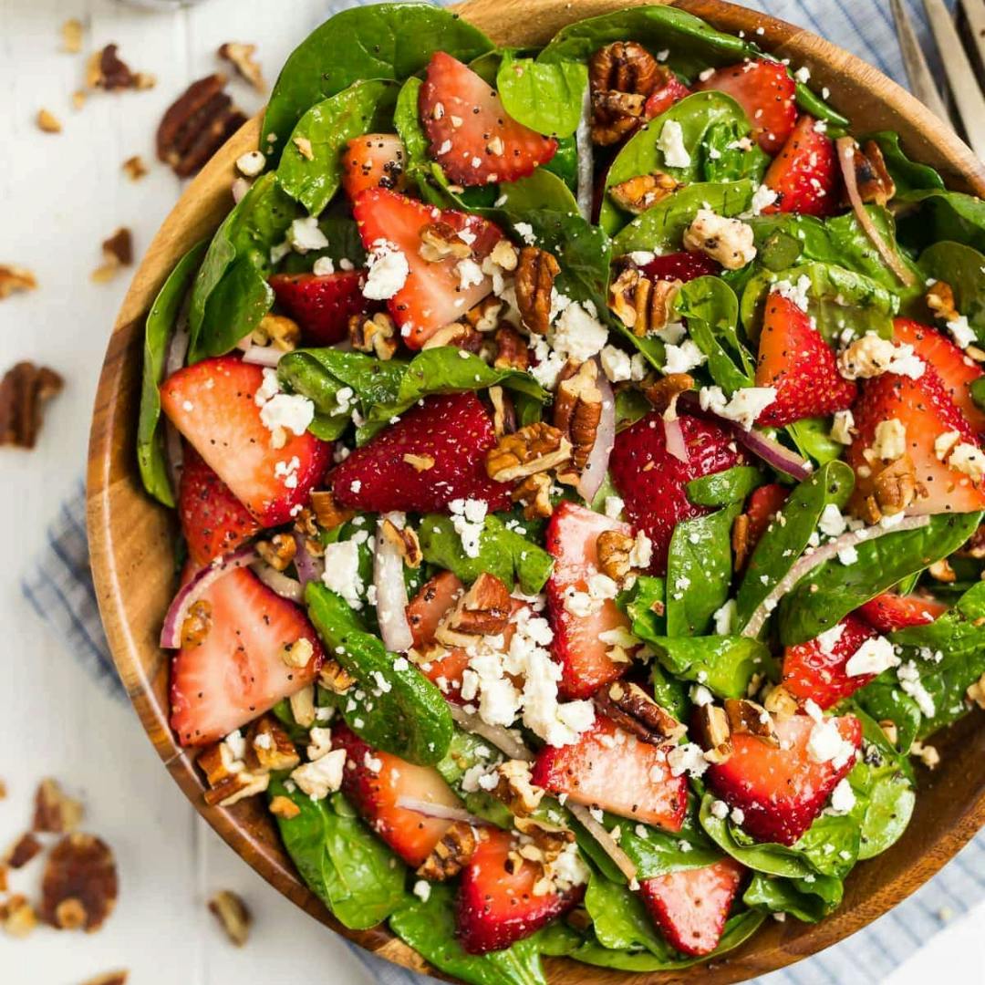 Spinach Strawberry Salad